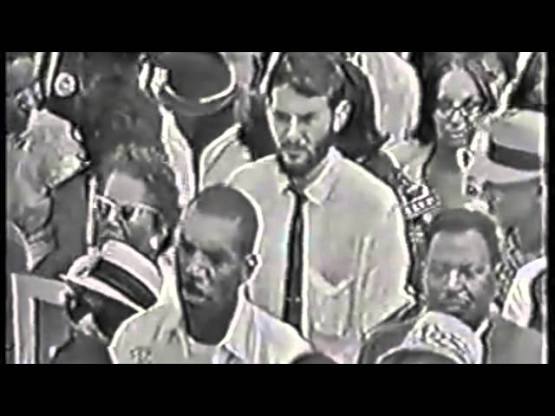 Bob Dylan performs "Only A Pawn In Their Game" at March on Washington, Aug. 28, 1963